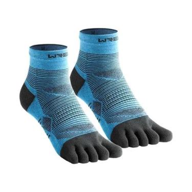 Imagem de Meias De Corrida Masculinas COOLMAX De Cinco Dedos Respiráveis De Seca