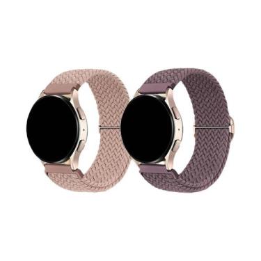 Imagem de Pulseira Trançada De 18/20/22mm 2 Peças Para Samsung Watch 6, Amazfit 
