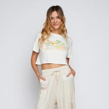 Imagem de Camiseta Fem Billabong W471A0085 By The Sea - Off White-Feminino