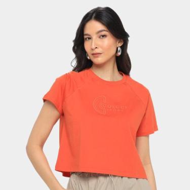 Imagem de Camiseta Colcci 345700811 Feminina, Laranja, EP