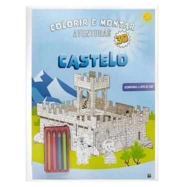 Imagem de Colorir E Montar: Castelo