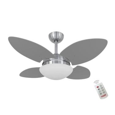 Imagem de Ventilador Volare Mini Petalo Titanio 127V E Controle Remoto