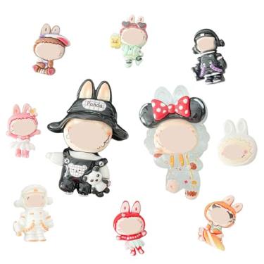 Imagem de Berloques de sapato para crocs labubu sandálias decorativas, pingentes de acessórios de PVC para meninos e meninas mulheres, 1-1.5in/1.4-2.4in, Borracha, plástico