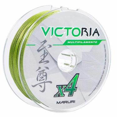 Imagem de Linha De Pesca Multifilamento 4 Fios Victoria Verde 100m Tamanho 0,40mm