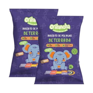 Imagem de Kit 2X: Biscoito de Polvilho Beterraba Vegano Orgânico Crilancha 40g