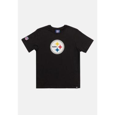 Imagem de Camiseta NFL Juvenil Pittsburgh Steelers Logo Masculino-Masculino