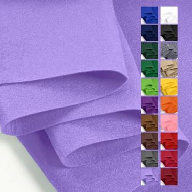 Imagem de Ribreeze Folha de tecido de feltro roxo claro 91,4 cm x 91,4 cm (1 jarda quadrada) 1 mm de espessura, perfeita para artesanato, costura, patchwork e decoração, projetos vendidos pela The Yard