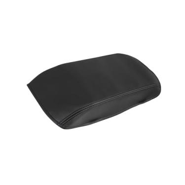 Imagem de TUCKBOLD Tampa do console central do carro, apoio de braço, capa protetora de couro de microfibra de substituição para Toyota Camry 2007-2011 preto peças automotivas