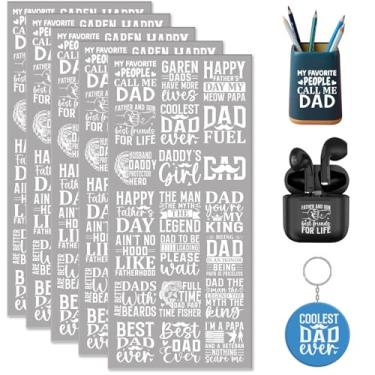 Imagem de Dorsbaby Citações 105 peças de envoltórios UV DTF para chaveiros AirPods, decalques de telefone para fones de ouvido Bluetooth, mini copos, cadernos