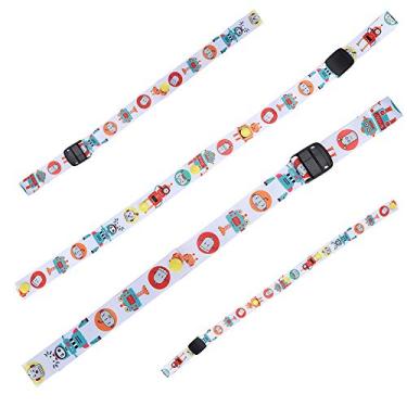 Imagem de ZJchao Suporte para Copo de Mamadeira Ajustável, Durável, Não Poliéster, Trela para Carrinho de bebê, Acessório de Brinquedo, Design Colorido, 2,5 Cm de Largura (Tipo2)