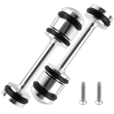 Imagem de Pacote com 2 barras de óleo para plugue de galé de óleo de motor LS Billet de alumínio desviador de óleo traseiro compatível com GM Gen III/IV LS1/LS3/LS2/LQ4/LS6 4.8L 5.3L 5.7L 6.0L 6.2L, 6061-T6