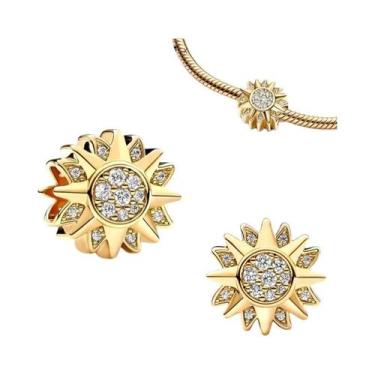 Imagem de Pingente De Luxo Feminino Em Formato De Sol, Lua E Estrelas Para Pulse