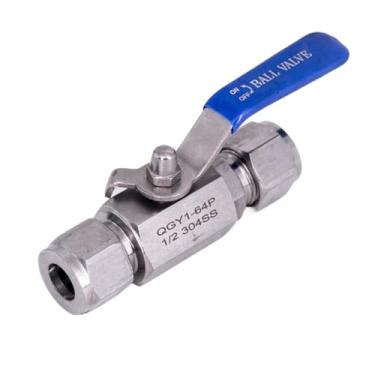 Imagem de Serve para válvula de esfera de compressão OD de tubo de 6/8/10/14 mm 1/10.2 cm 3/20.3 cm 1/5.1 cm OD aço inoxidável 304 (6 mm)