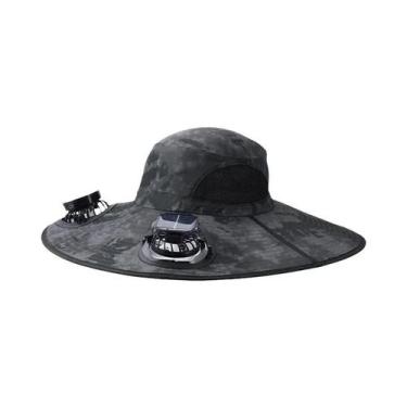 Imagem de Chapéu Solar Com Duplo Ventilador Três Níveis De Condições De Vento Ch