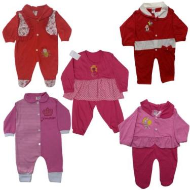 Imagem de Lote com 5 Roupinhas bebê Menina  - Duda Baby Shop