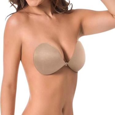 Imagem de Sutia Adesivo Silicone Invisivel Levanta Seio Sem Alça Cola - Mi Amore