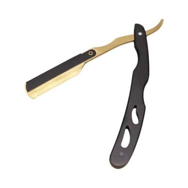 Imagem de Navalha Manual De Aço Inoxidável Para Homens, Profissional, Com Lâmina
