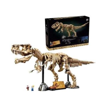 Imagem de Conjunto De Blocos De Fósseis De Dinossauro T-Rex Para Meninos, Brinqu