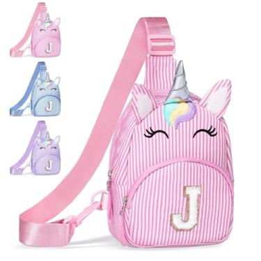 Imagem de COSHAYSOO Pochete de cintura pequena com alça ajustável com patch de letra inicial para mulheres, adolescentes, meninas, viagens, academia, caminhada, bolsa de viagem transversal, bolsa moderna, Rosa