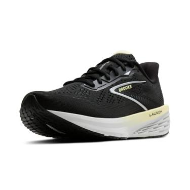 Imagem de Brooks Tênis de corrida feminino Launch 12 Neutral, Preto/Luminário/Oyster, 34