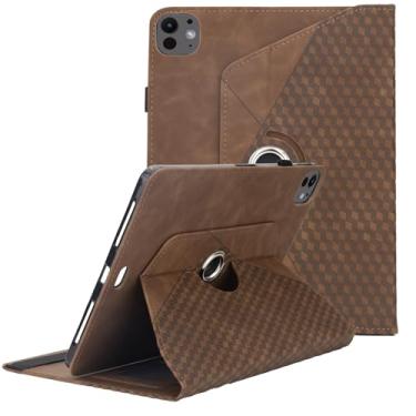 Imagem de Capa para iPad Air 11 polegadas M3/M2 (2025/2024), iPad Air 5ª/4ª geração 11 polegadas (2022/2020), iPad Pro 11 (18/20/21/22) com suporte para lápis, rotação de 360 graus, capa protetora fólio de