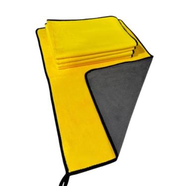 Imagem de Toalhas de Microfibra 50x70cm Dupla Face para Limpeza Automotiva, Vidros, Cozinha e Uso Geral – Opções Kit 1, 3 ou 5 Unidades (1 -TOALHA D-MICRO 50 * 70 NR-312)