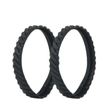 Imagem de Pacote com 2 R0526100 Substituição de trilhos de roda para Zodiac MX6 MX8 Elite, limpador de piscina de borracha resistente compatível com Zodiac MX6 MX8 Elite