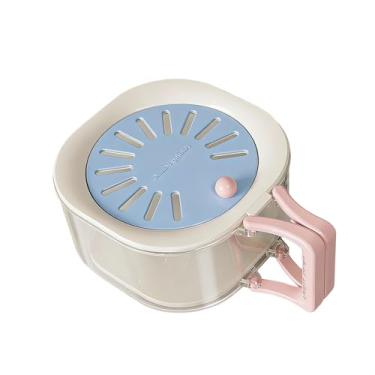 Imagem de Baoblaze Cesto de lavagem de camada dupla, organizador para geladeira, bacia para lavar frutas, escorredor para de sala de jantar