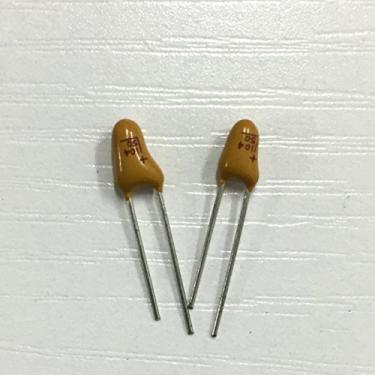 Imagem de 50 peças de capacitor de tântalo DIP 50V0.1UF 0.1UF 50V Radial