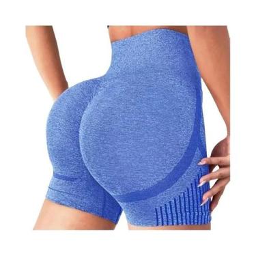 Imagem de Shorts De Yoga De Cintura Alta Para Levantar O Bumbum, Calças De Fitne