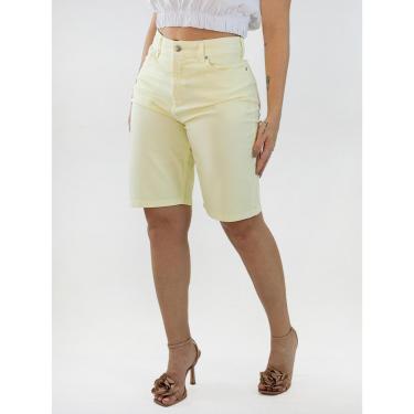 Imagem de Bermuda Jorts Feminina Sarja Cintura Alta Candy Colors Anticorpus-Feminino