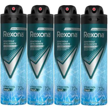 Imagem de Kit Desodorante Aerosol Rexona Xtracool 150ml - 4 Unidades