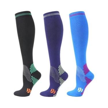Imagem de Meias De Compressão Para Homens E Mulheres 20-30 Mmhg Para Corrida, Ci