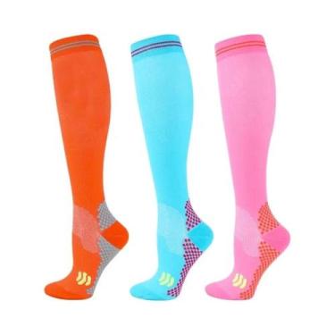 Imagem de Meias De Compressão Para Homens E Mulheres 20-30 Mmhg Para Corrida, Ci