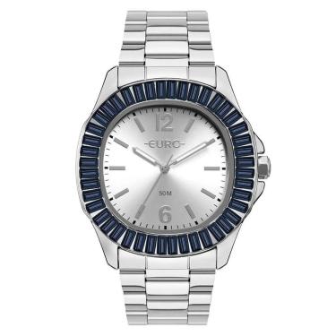 Imagem de Relógio Euro Feminino Stones Prata - Eu2035Yxc/4K