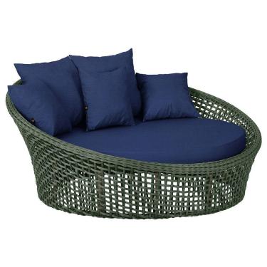 Imagem de Chaise Hungria Pintura Fendi Corda Náutica E10 Trama Verde