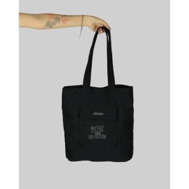 Imagem de Bolsa DR7 Street Ecobag No Corre - Preta-Unissex