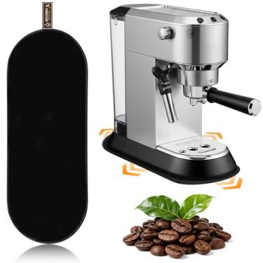 Imagem de Tapete deslizante para máquina de café expresso automática De'Longhi EC685 Dedica Deluxe, deslizante suave com base antiderrapante, com alça para pendurar, limpa facilmente, protege a bancada da