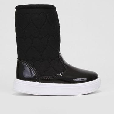 Imagem de Bota Bebê Tininha Confort Baby Corações com Laço de Cabelo Menina-Feminino