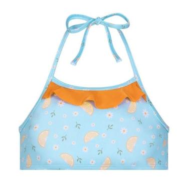 Imagem de Top Biquíni Selene Frente Única Juvenil - Azul 10, Azul, 10