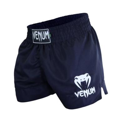Imagem de Short Muay Thai Venum Classic - Azul Marinho-Unissex
