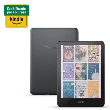 Imagem de Kindle Colorsoft Signature Edition (32 GB) - Com tela colorida, luz frontal autoadaptável, - Cor Preta Metálica
