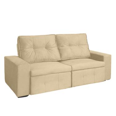 Imagem de Sofá Berlim 3 Lugares 200cm Veludo Retrátil E Reclinável - Meu Estofado