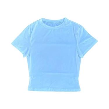 Imagem de Camiseta Esportiva Feminina De Secagem Rápida Com Manga Curta, Ajuste 