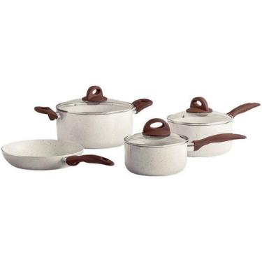 Imagem de Jogo de Panelas Brinox 4 Peças Antiaderente Ceramic Life Smart Plus Co