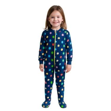 Imagem de Pijama Infantil Menina com Zíper e Sola Anti Derrapante - TRELELÊ, 1