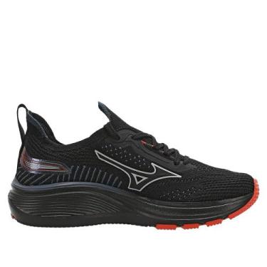 Imagem de Tênis Juvenil Mizuno Cool Ride 3 SoftierFoam Preto/Vermelho, Preto, Ve