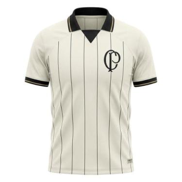 Imagem de Camiseta Polo Coimbra Corinthians Raglan - 33594, G, Off white
