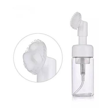 Imagem de Frasco Pump Espuma Limpeza Facial Skin Care Escova Silicone - Casa Bel