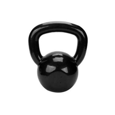 Imagem de Kettlebell Acte Emborrachado 4Kg Agachamento Adulto Unissex, 4, Preto